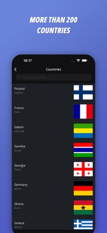 World Quiz: Flags & Capitals iPhone screenshot