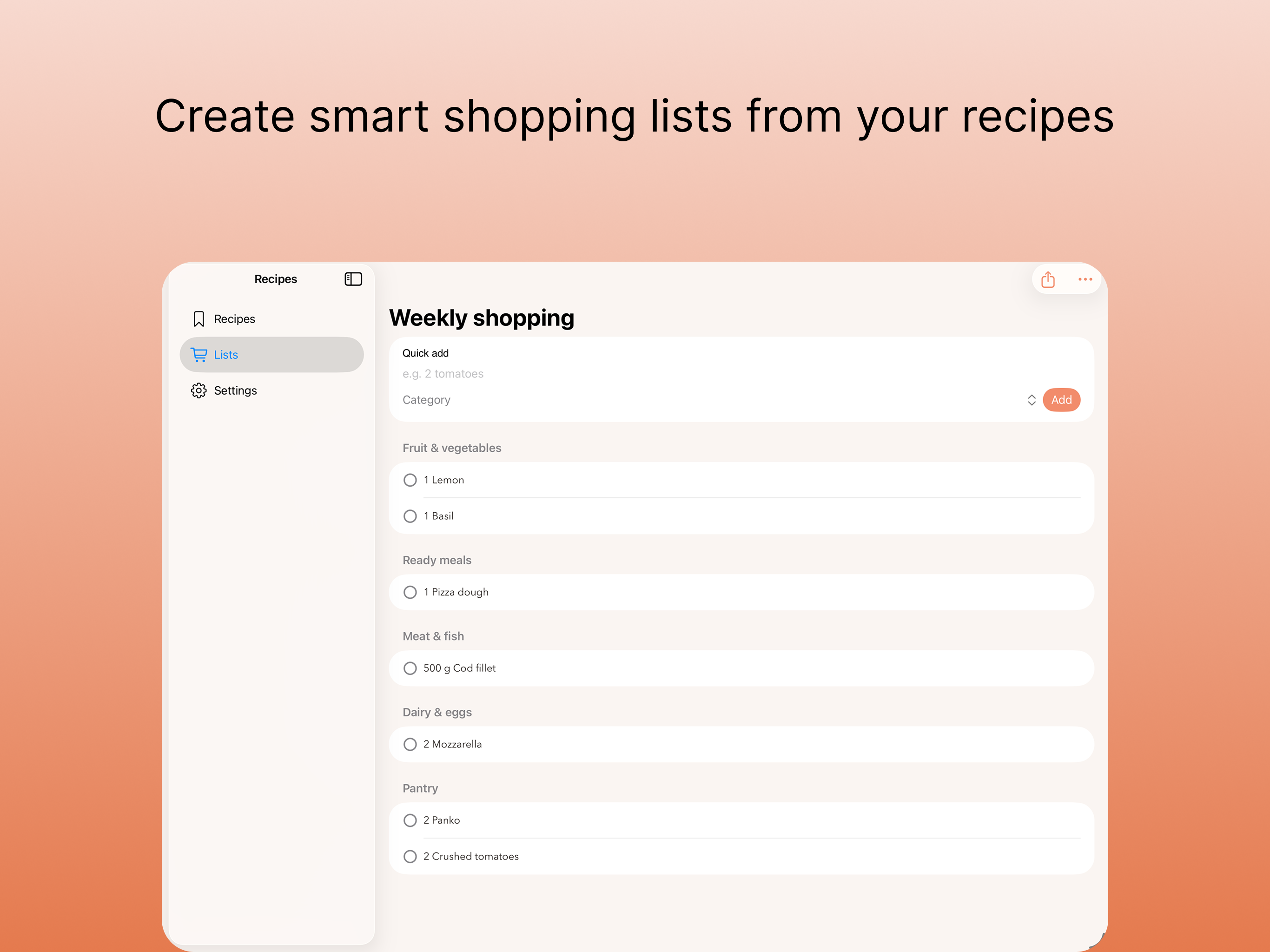 Receptly: Save recipes screenshot 12