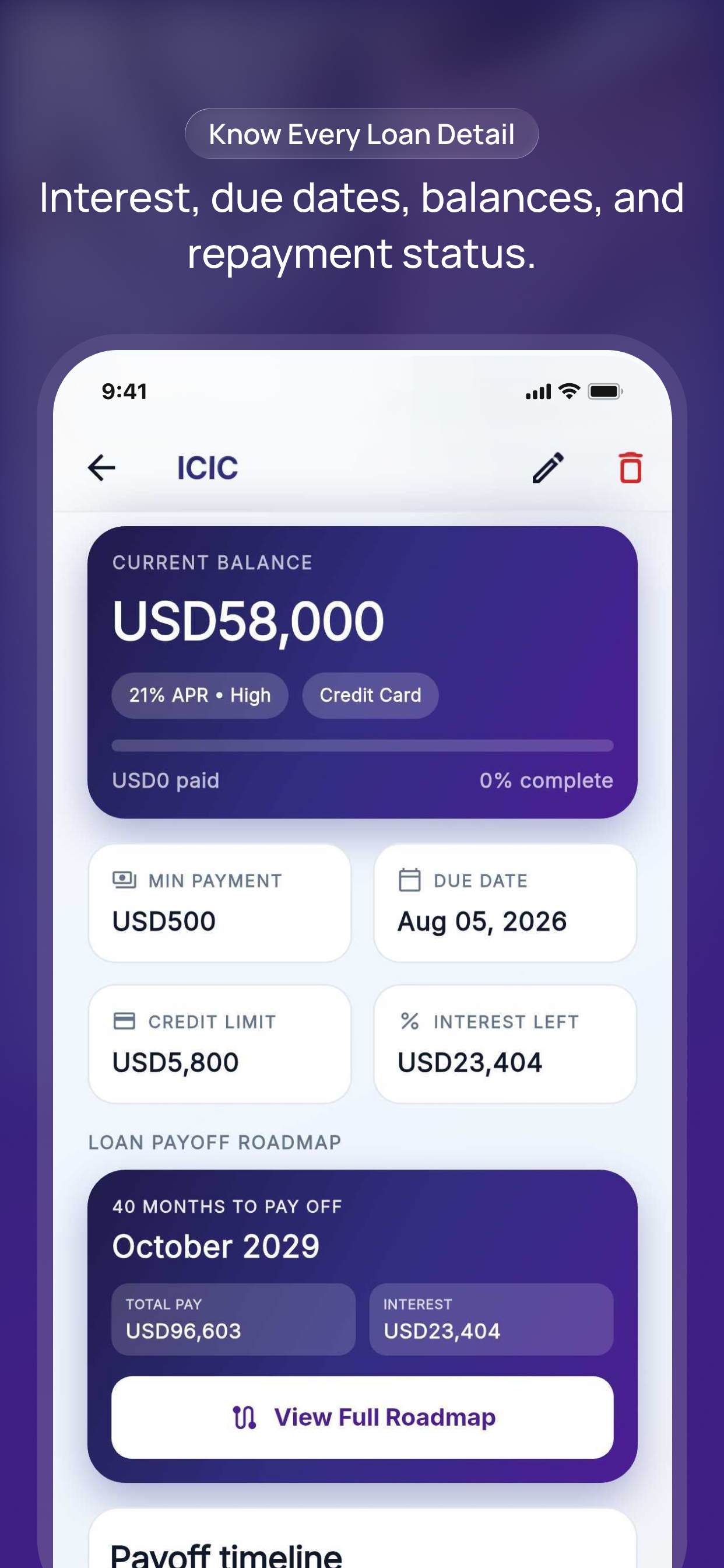 Debt Payoff Planner- Debt Free screenshot 8