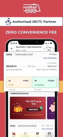 redBus: Bus, Train Booking App App Store preview screenshot 7