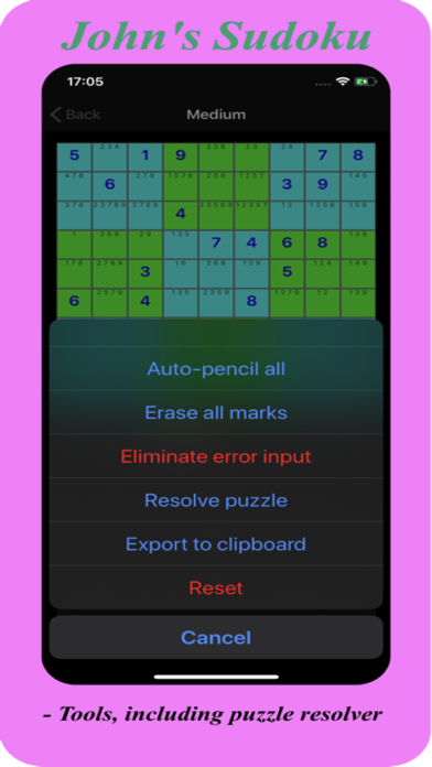 Screenshot #3 pour John’s Sudoku