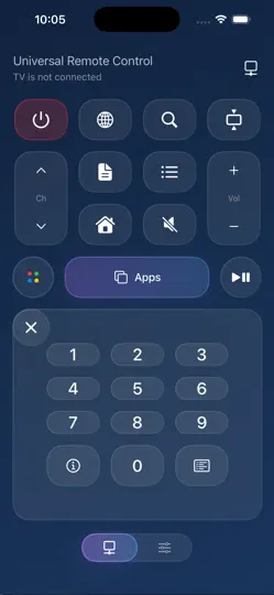 Captura de pantalla de Mando TV Universal・WiFi Remote en iPhone 3