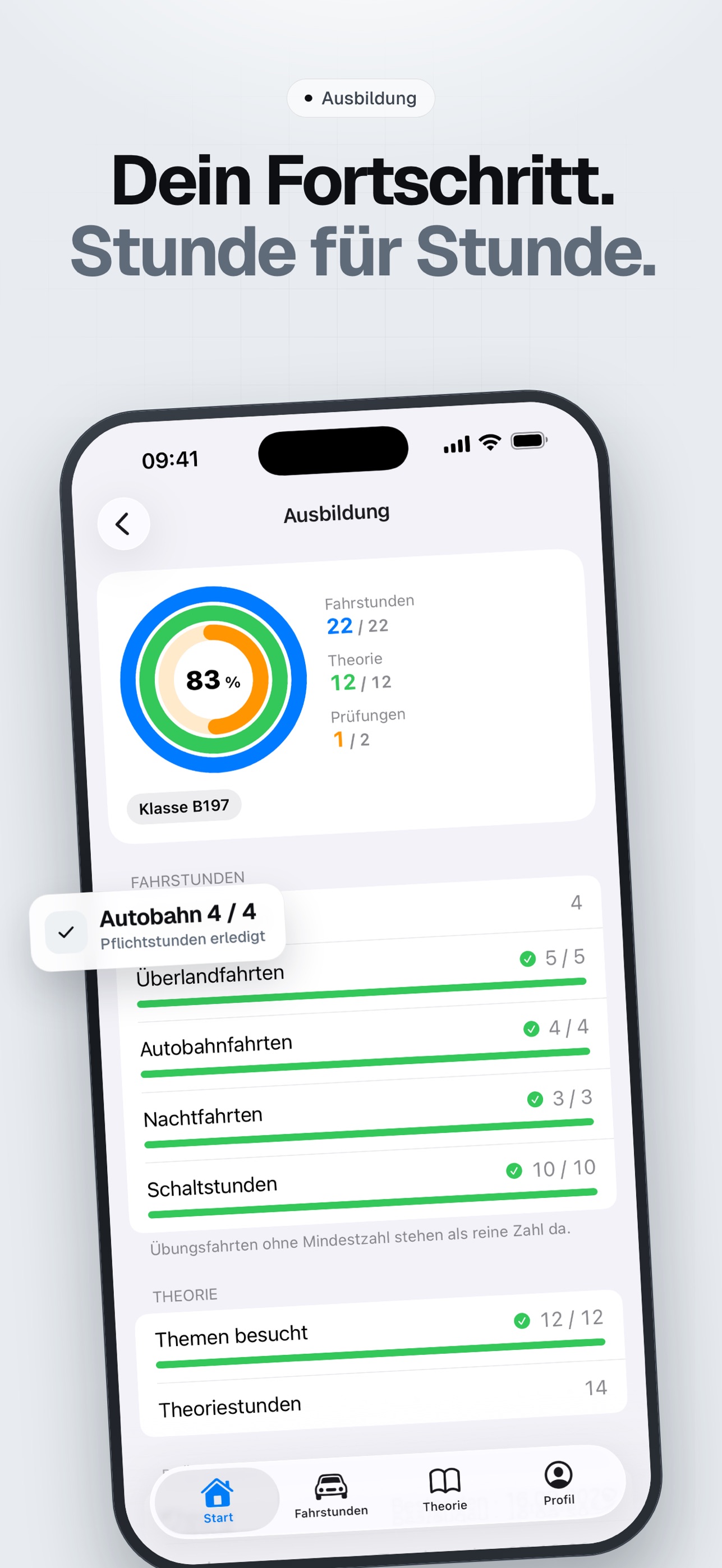 Screenshot 2 of FahrschulPortal