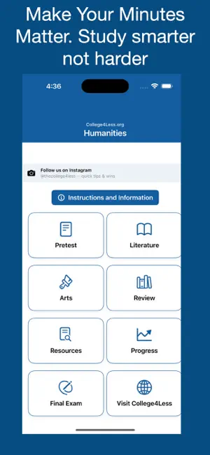 College4Less: Humanities screenshot 1