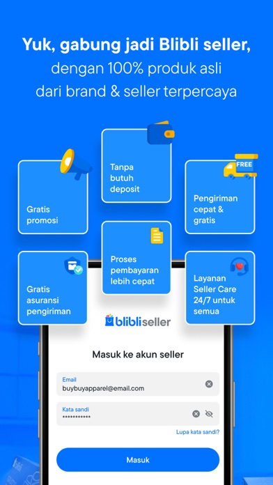 Screenshot #1 pour Blibli Seller Center