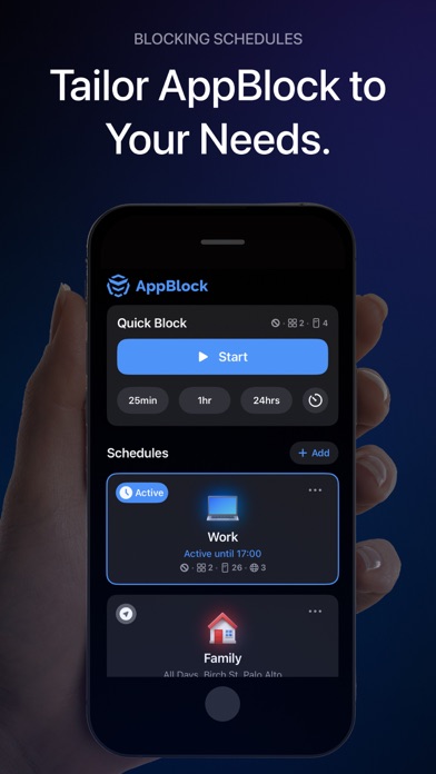 AppBlock - Block Apps & Webs Screenshot