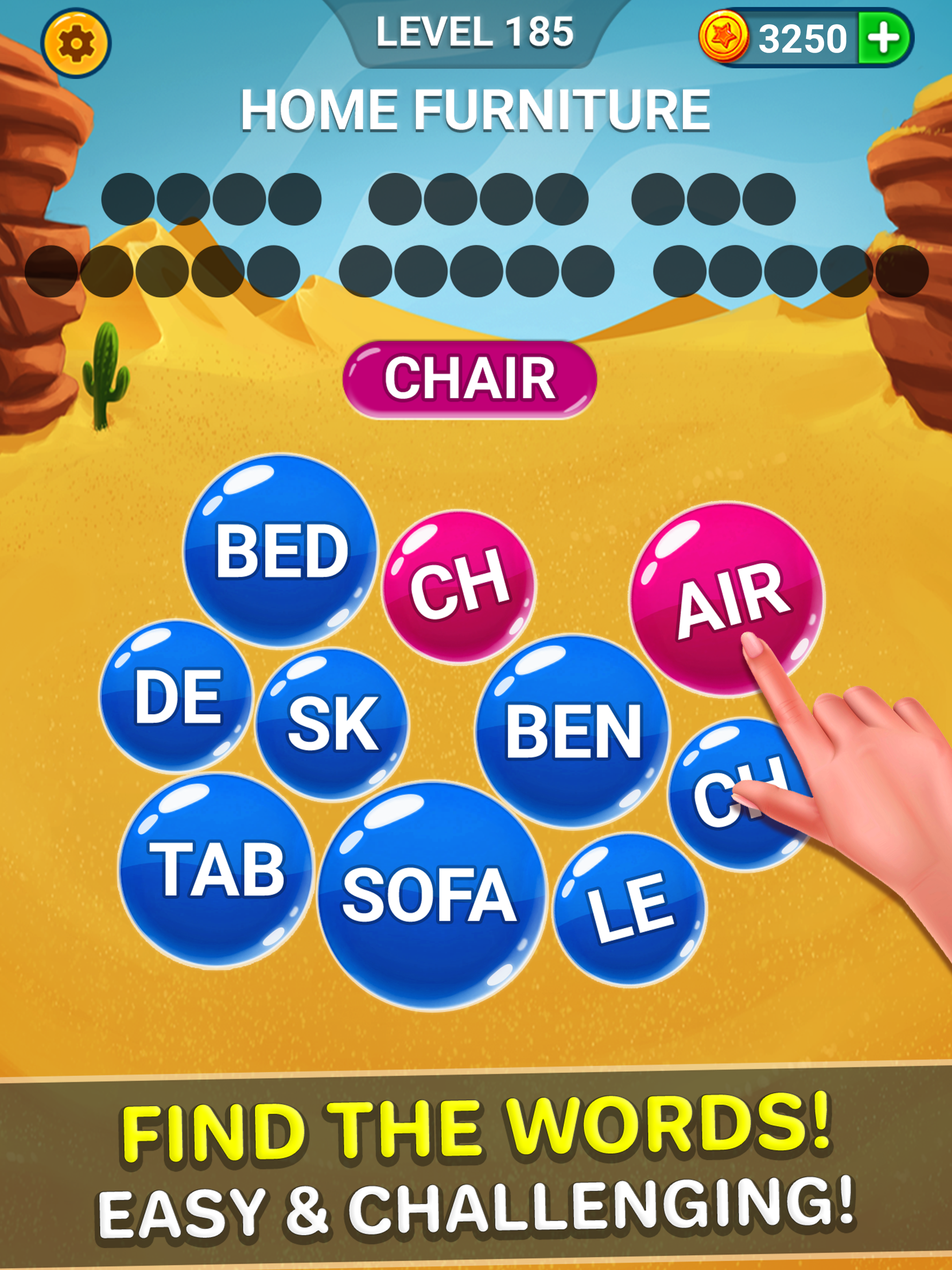 Word Pearls - Word Bubble Game