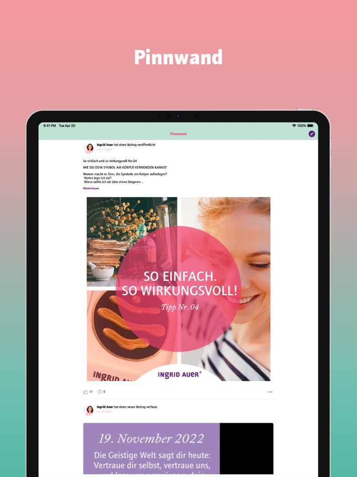 #2. Ingrid Auer Community (iOS) 由: Lichtpunkt & Ekonja-Verlag Ingrid Auer GmbH