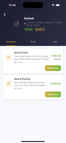 TrimKart User App screenshot