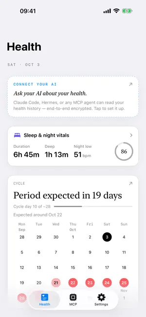 Vaultbeat — Health MCP for AI screenshot 1