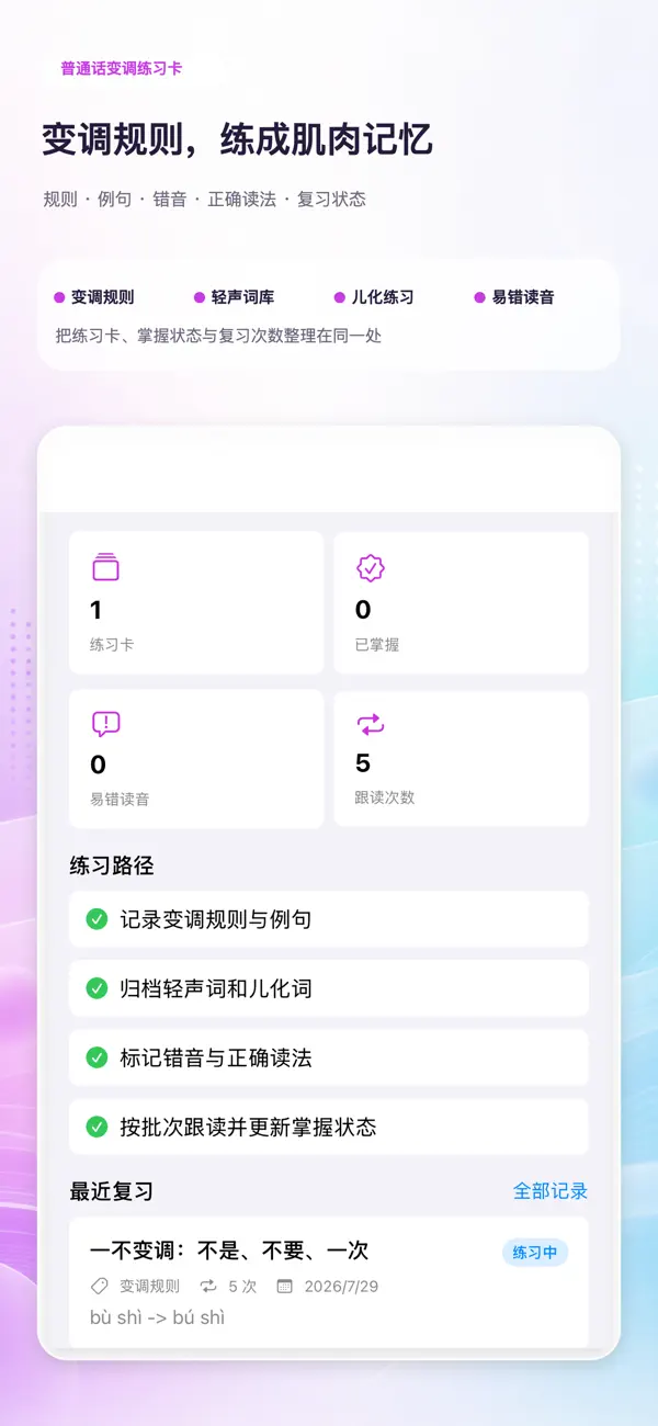 Screenshot #1 pour Tone Sandhi Cards Fallback2026
