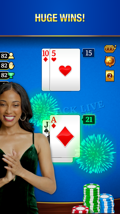 Blackjack Live Casino 21 Screenshot
