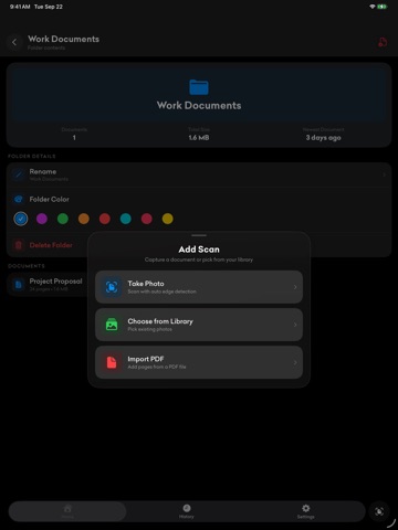App screenshot
