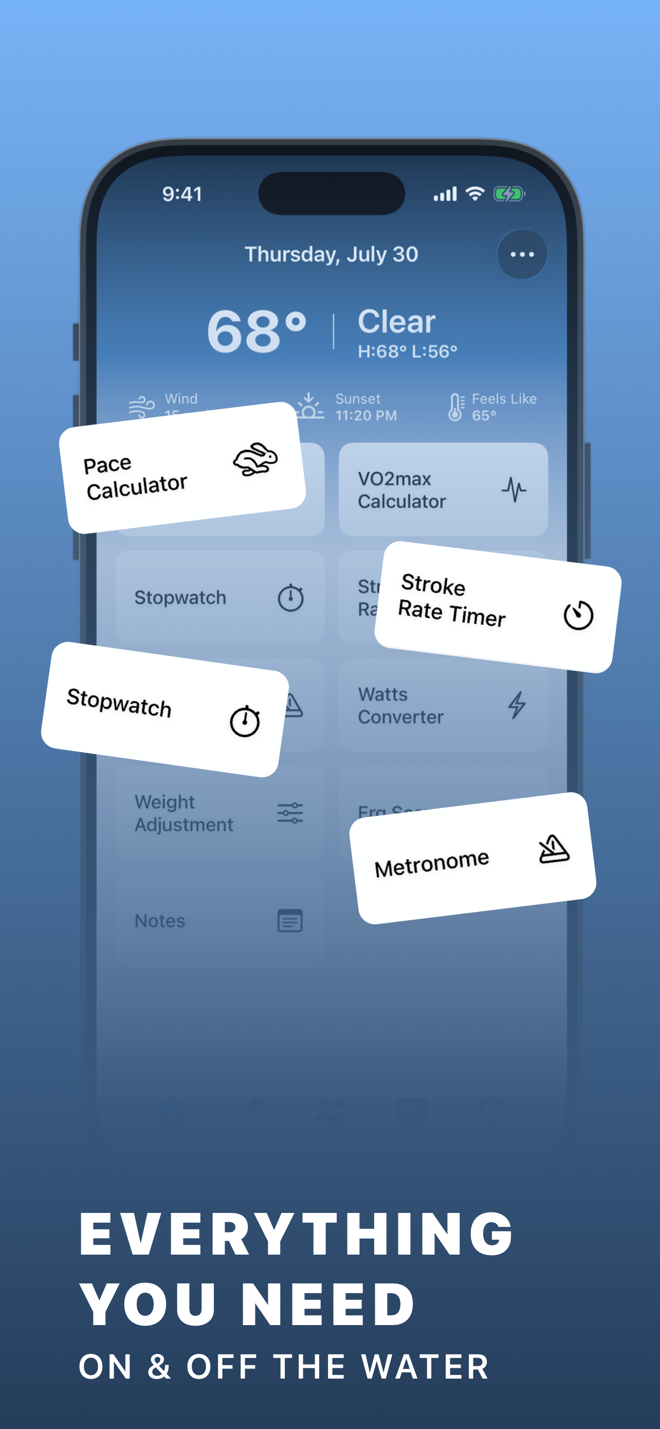 The Rowing App screenshot 2