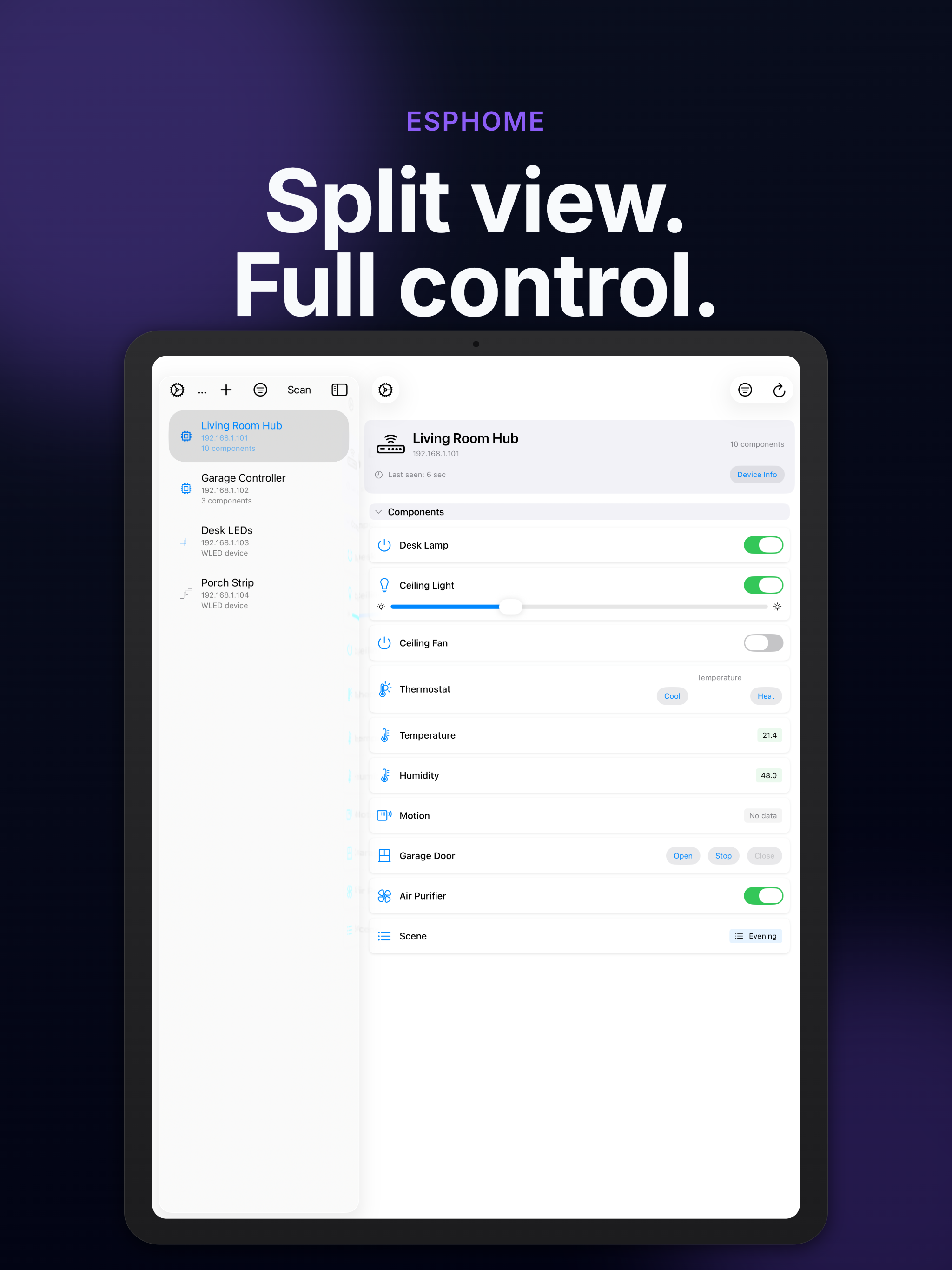 ESPHome-WLED Device Manager
