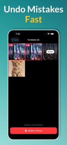 SwipeDeck: Photo Cleaner iPhone screenshot