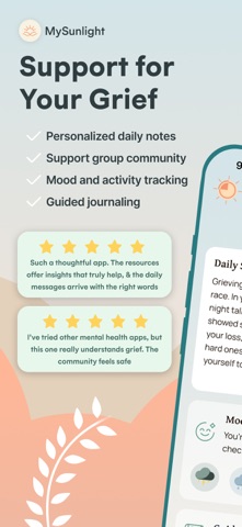 MySunlight - Grief Support Screenshot 1 of 7