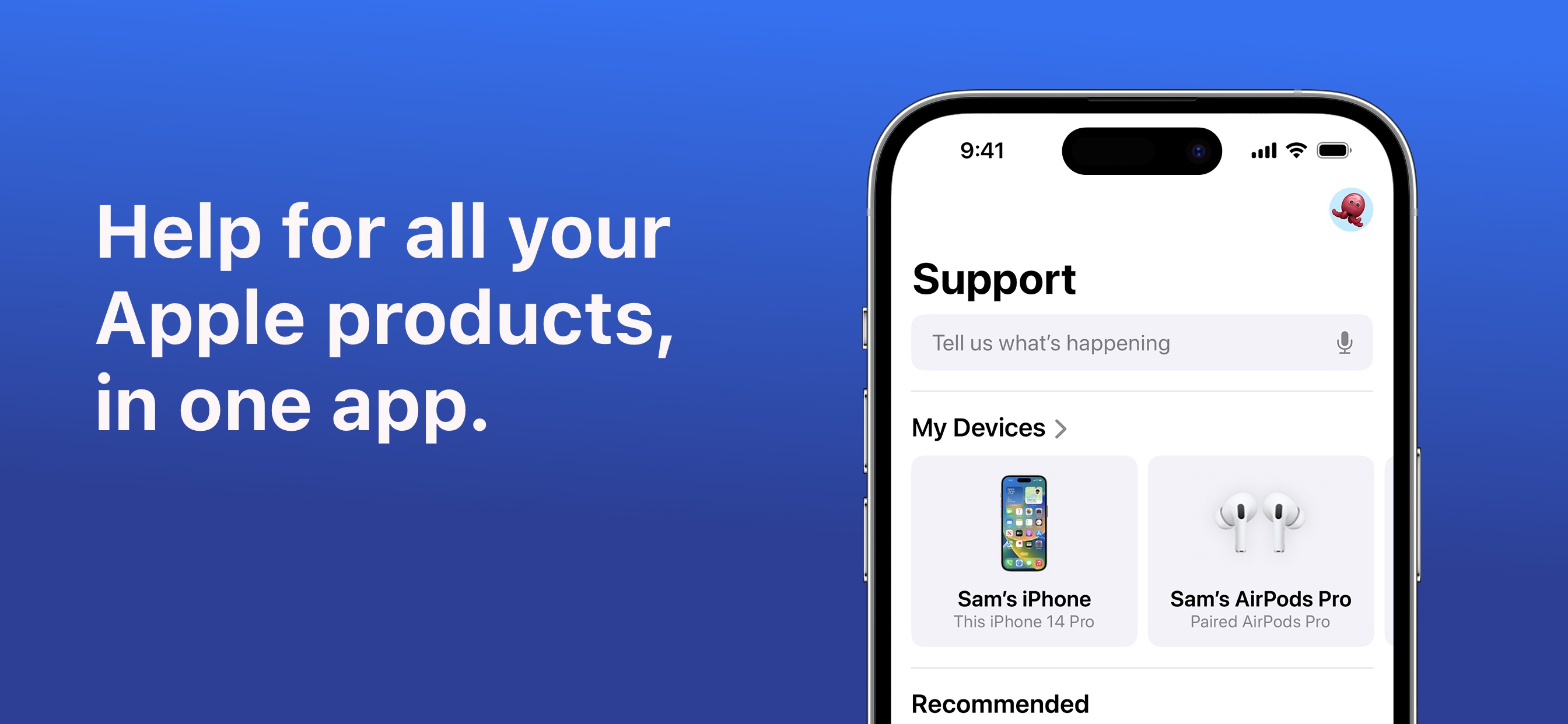 Apple Support 스크린샷 1