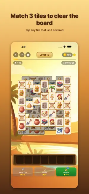 Ruins of Tiles: Triple Match screenshot 2