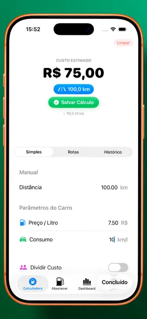FuelLog screenshot 1