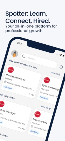 theSpotter App screenshot