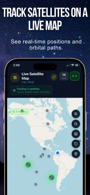 Satellite Tracker - Sky Map screenshot 3