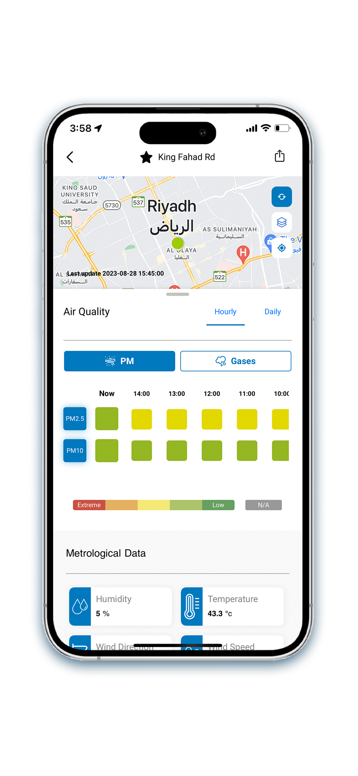 Riyadh air quality and noise