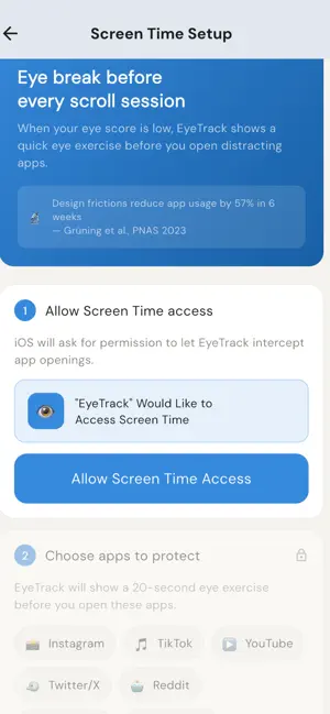EyeTrack: Daily Eye Care screenshot 4