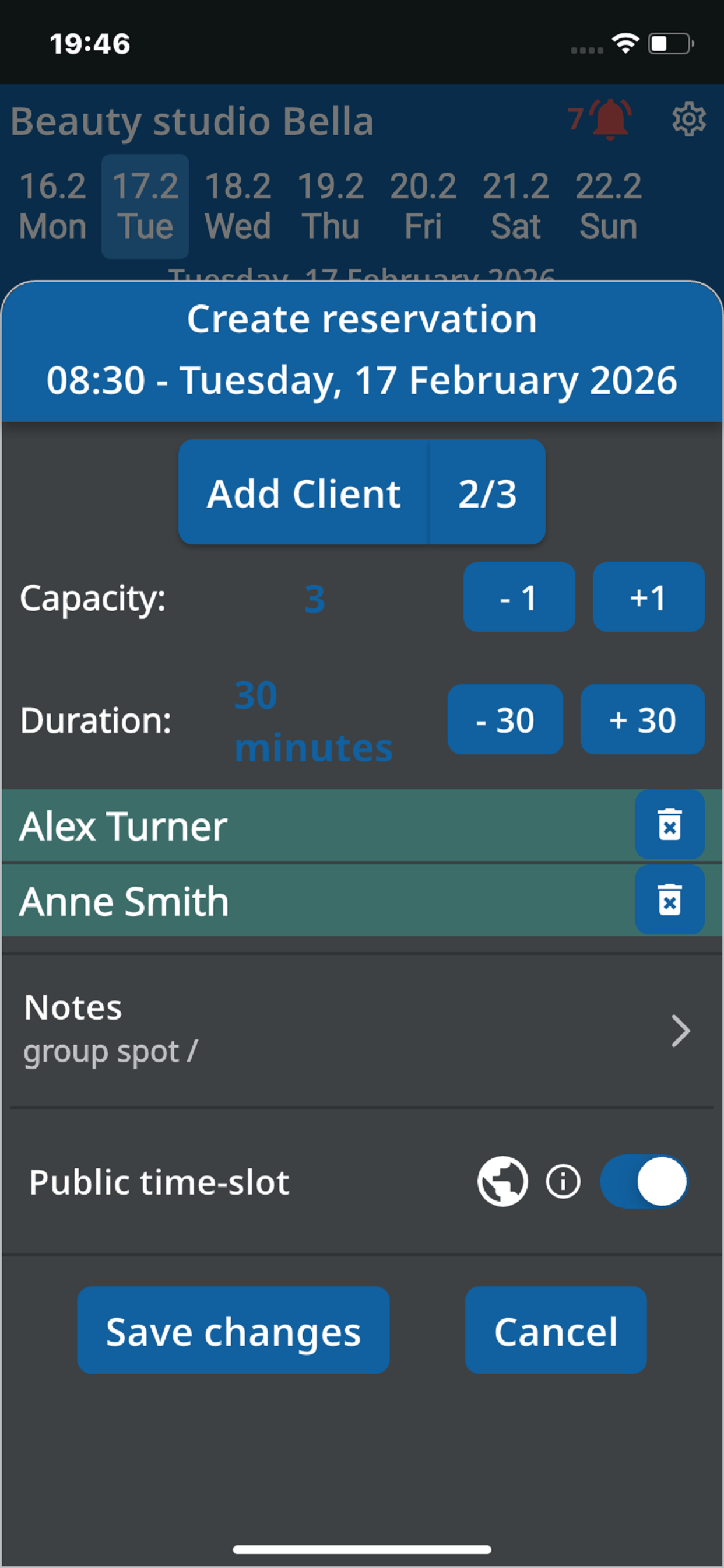 Notify My Client for Business screenshot 3