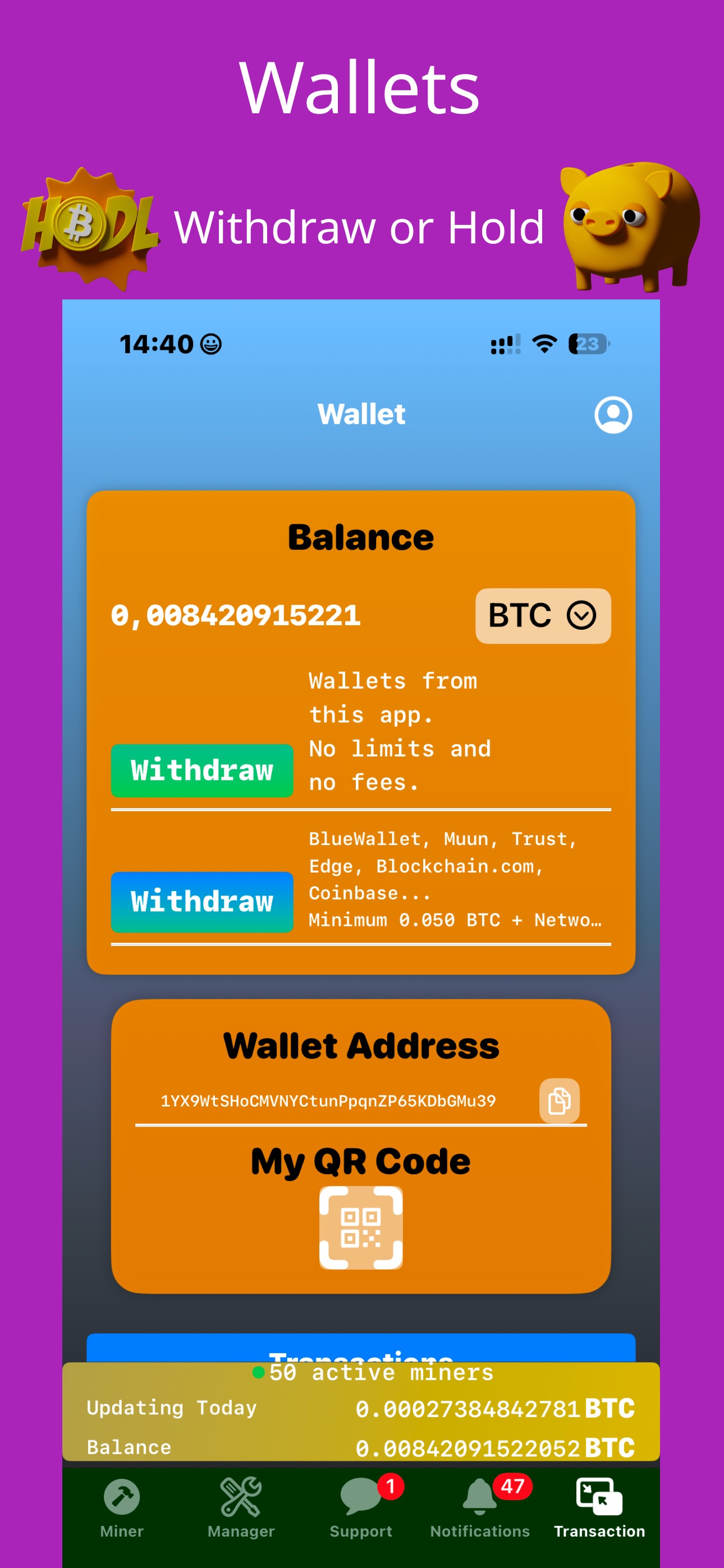 Bitcoin Mining - Crypto Miner screenshot 3