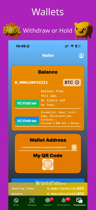 Bitcoin Mining - Crypto Miner screenshot 3