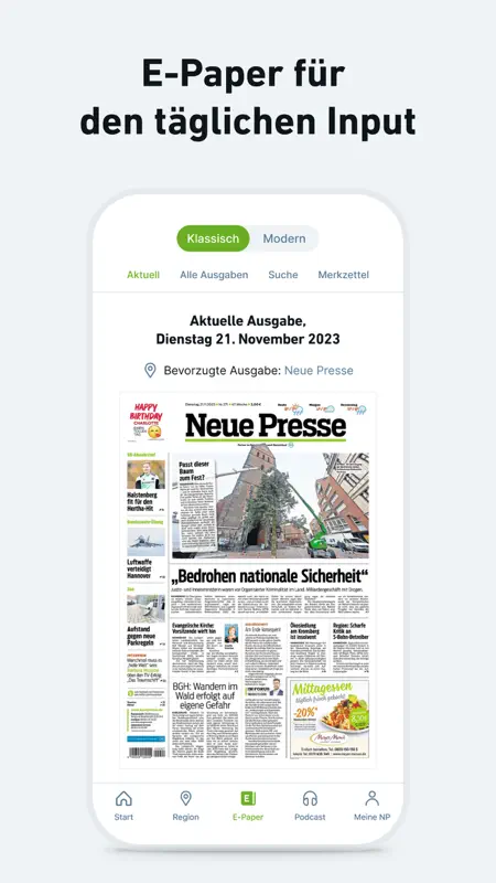 NP - Nachrichten und Podcast screenshot 3 of 10