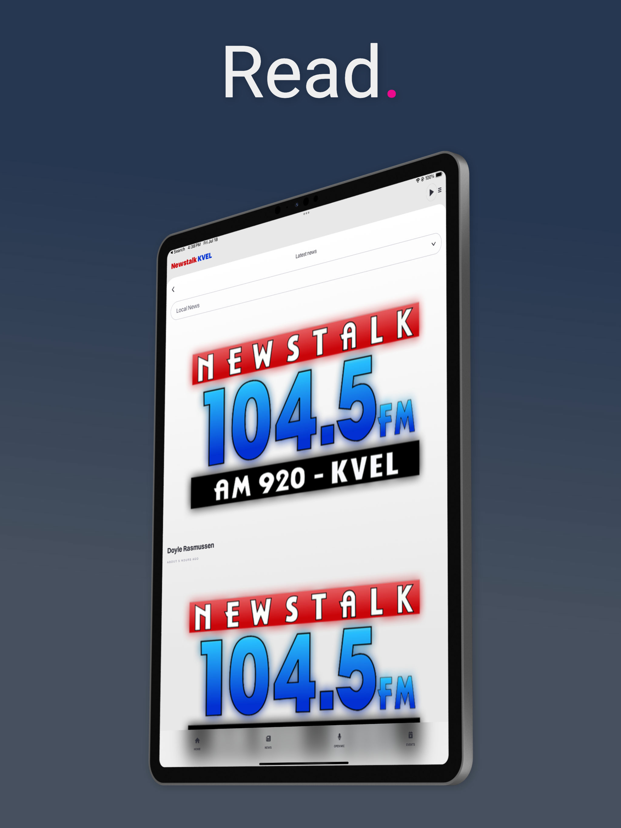 Newstalk 104.5 KVEL screenshot 6