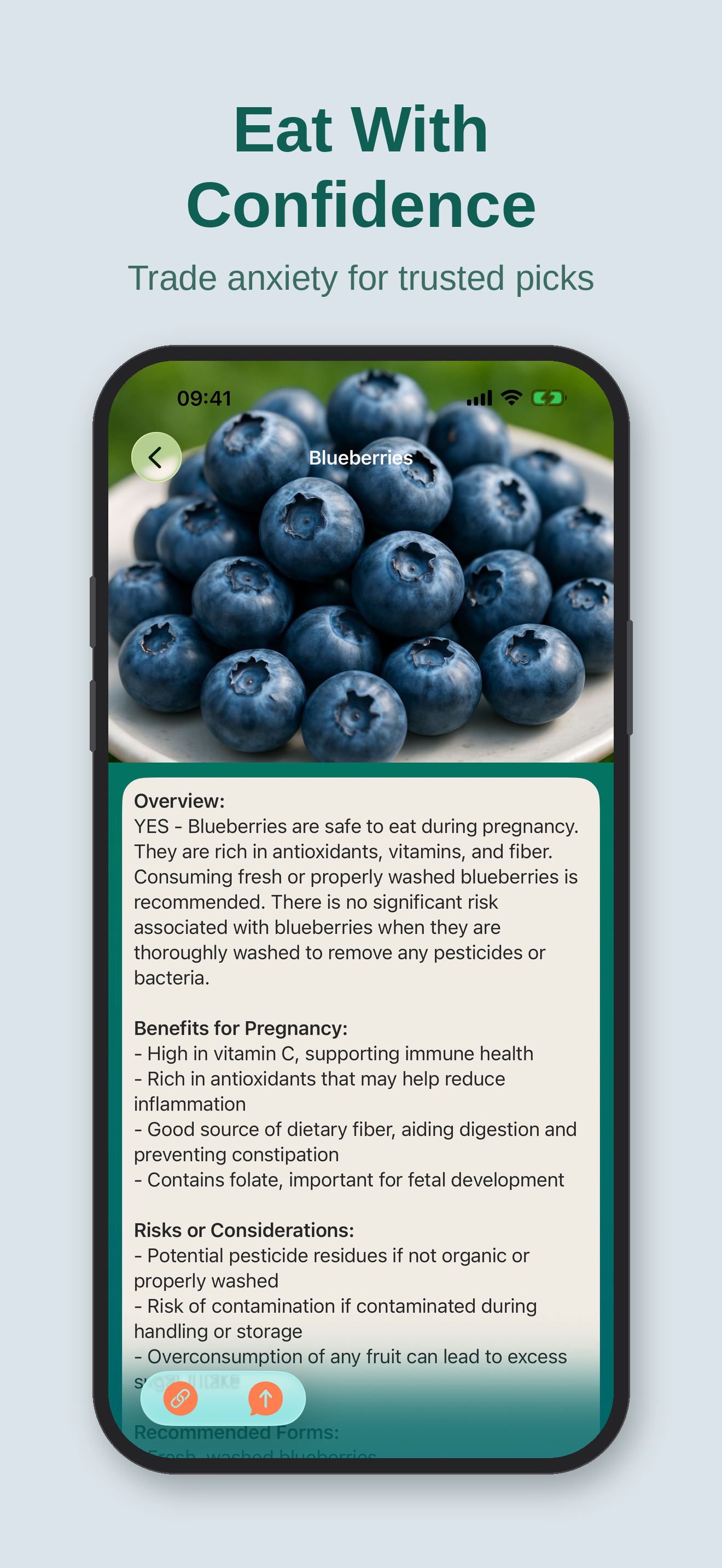 Prenatal Food Safety Guide screenshot 3