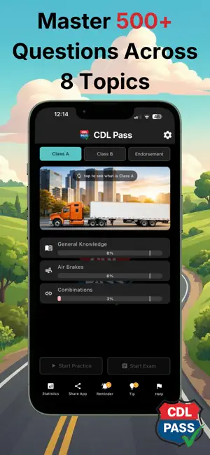 CDL Pass - Permit Test Prep screenshot 2