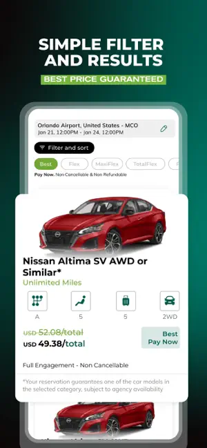NÜ Car Rentals screenshot 2