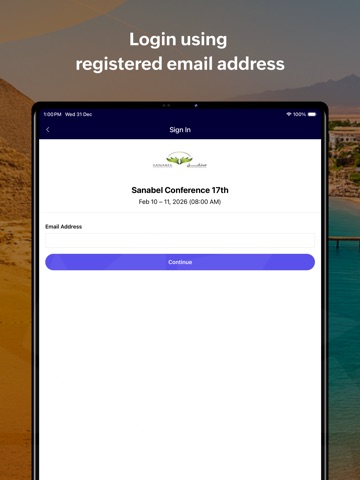 Sanabel 17th iPad screenshot