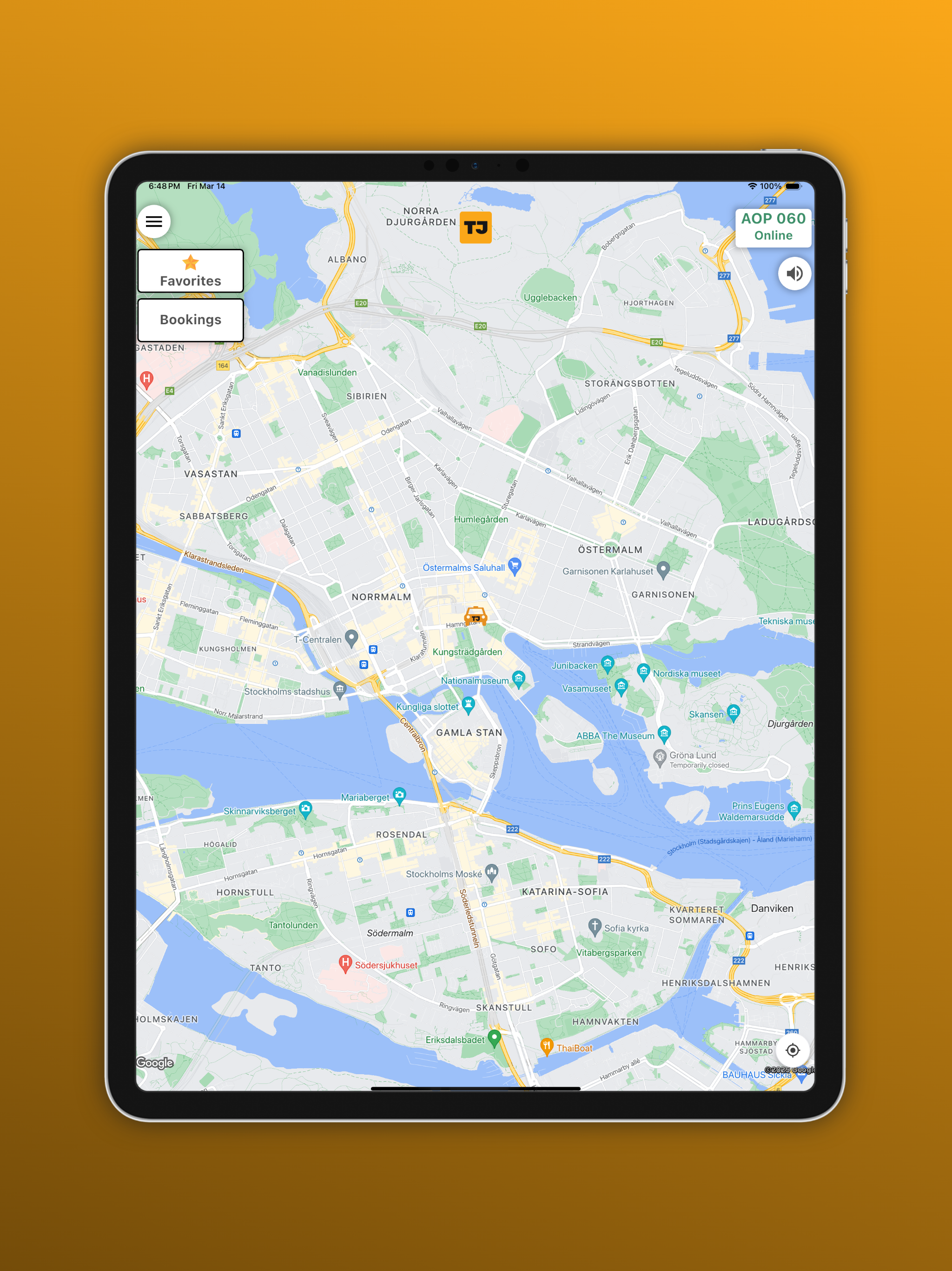 Taxijakt Driver Solution