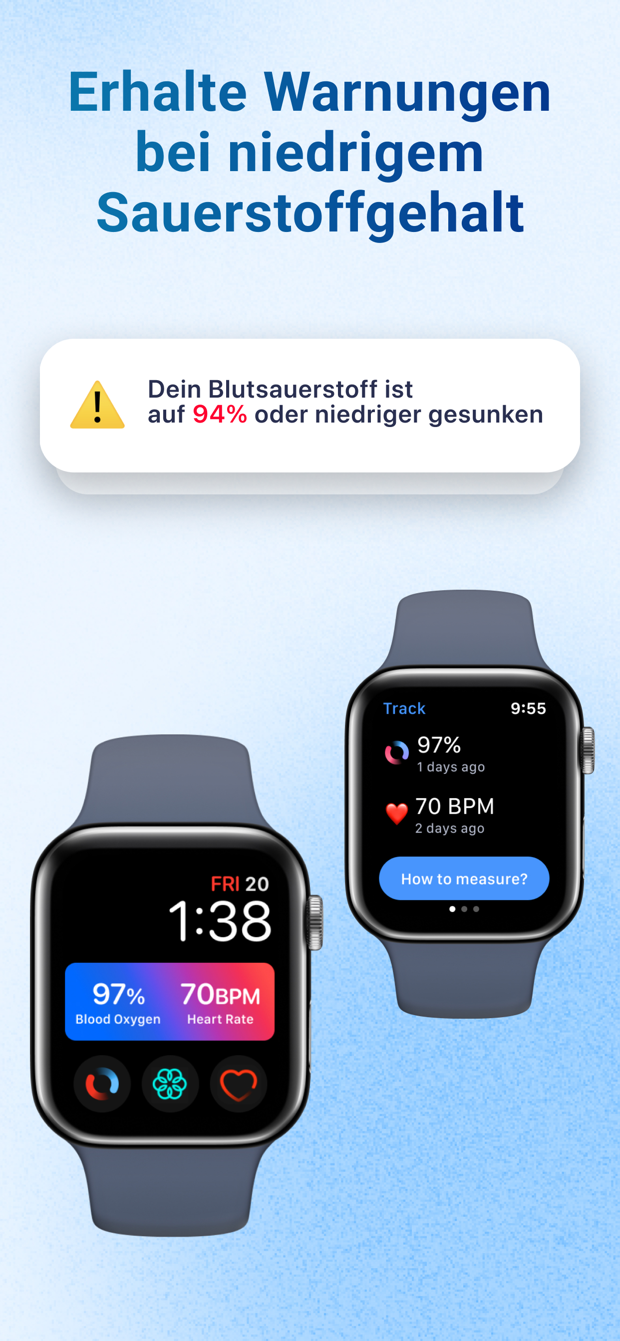 Blood Oxygen Blut sauerstoff