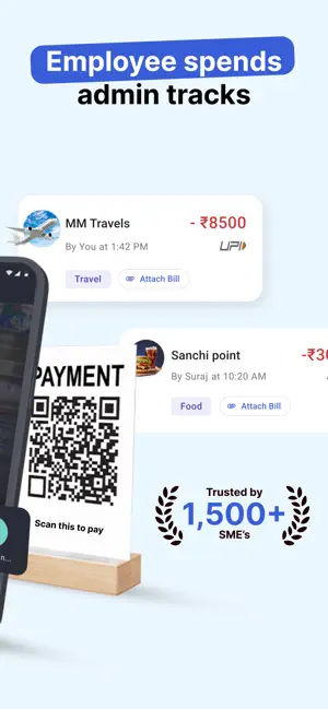 CashBook-UPI Wallets for Staff iPhone screenshot 2