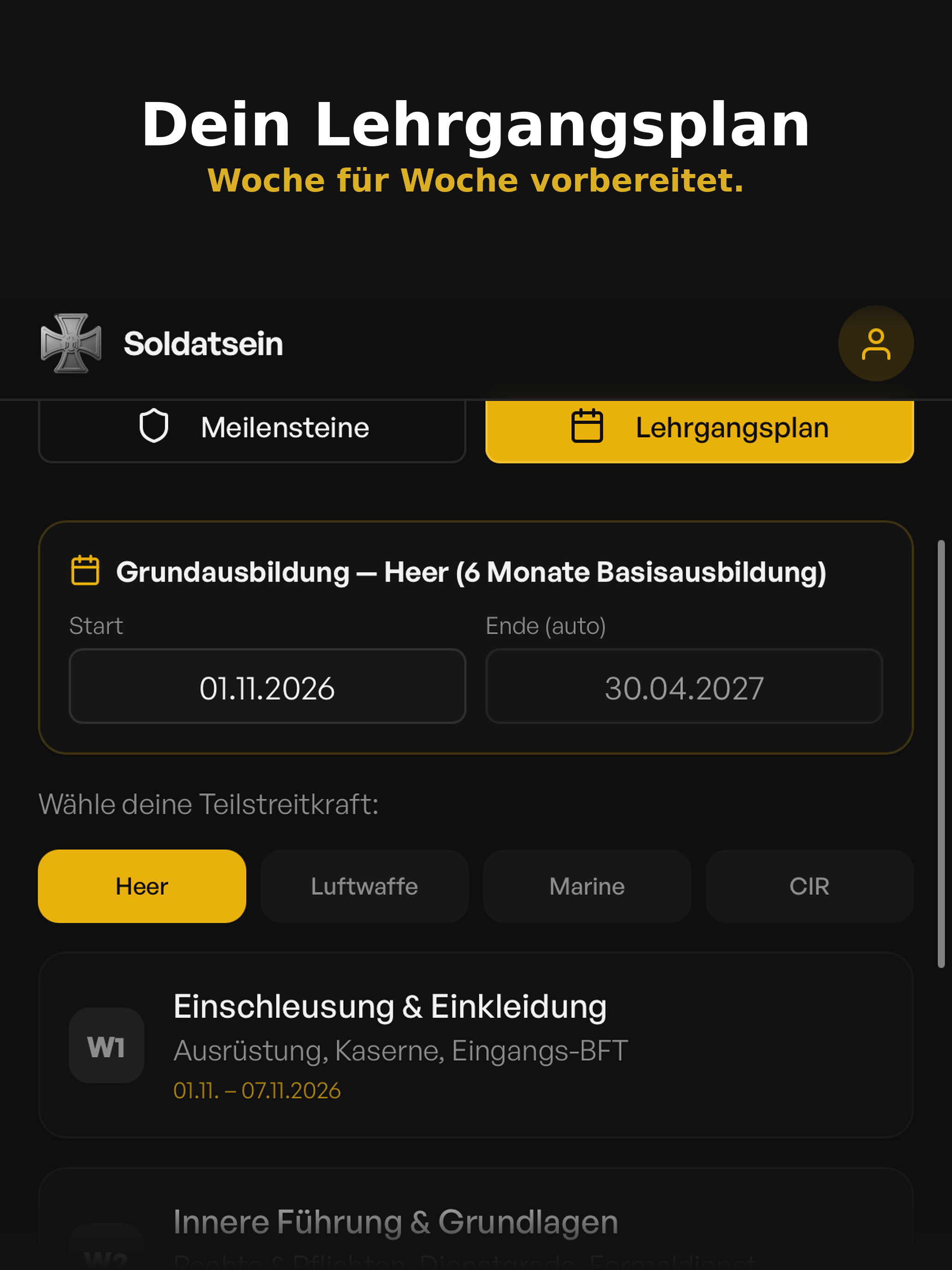 Soldatsein