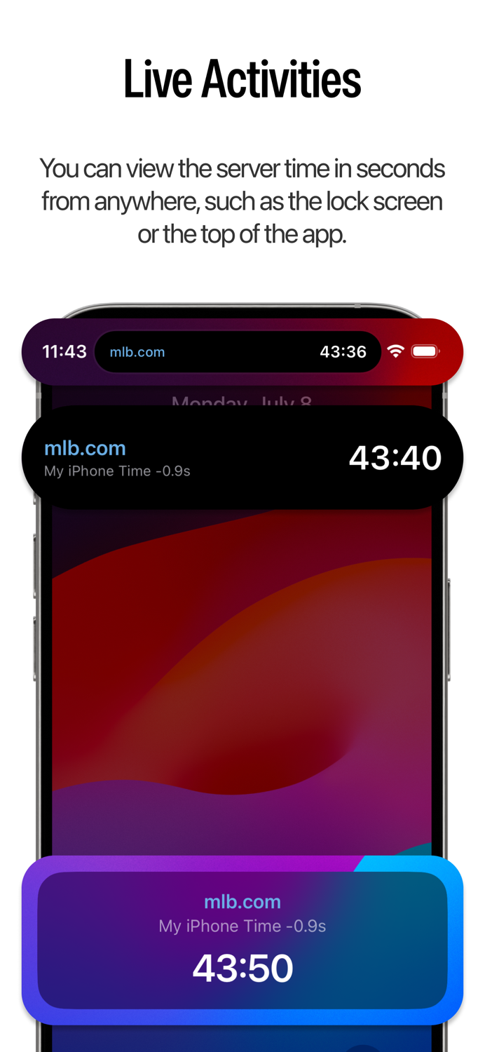 Server Time - Seconds Clock