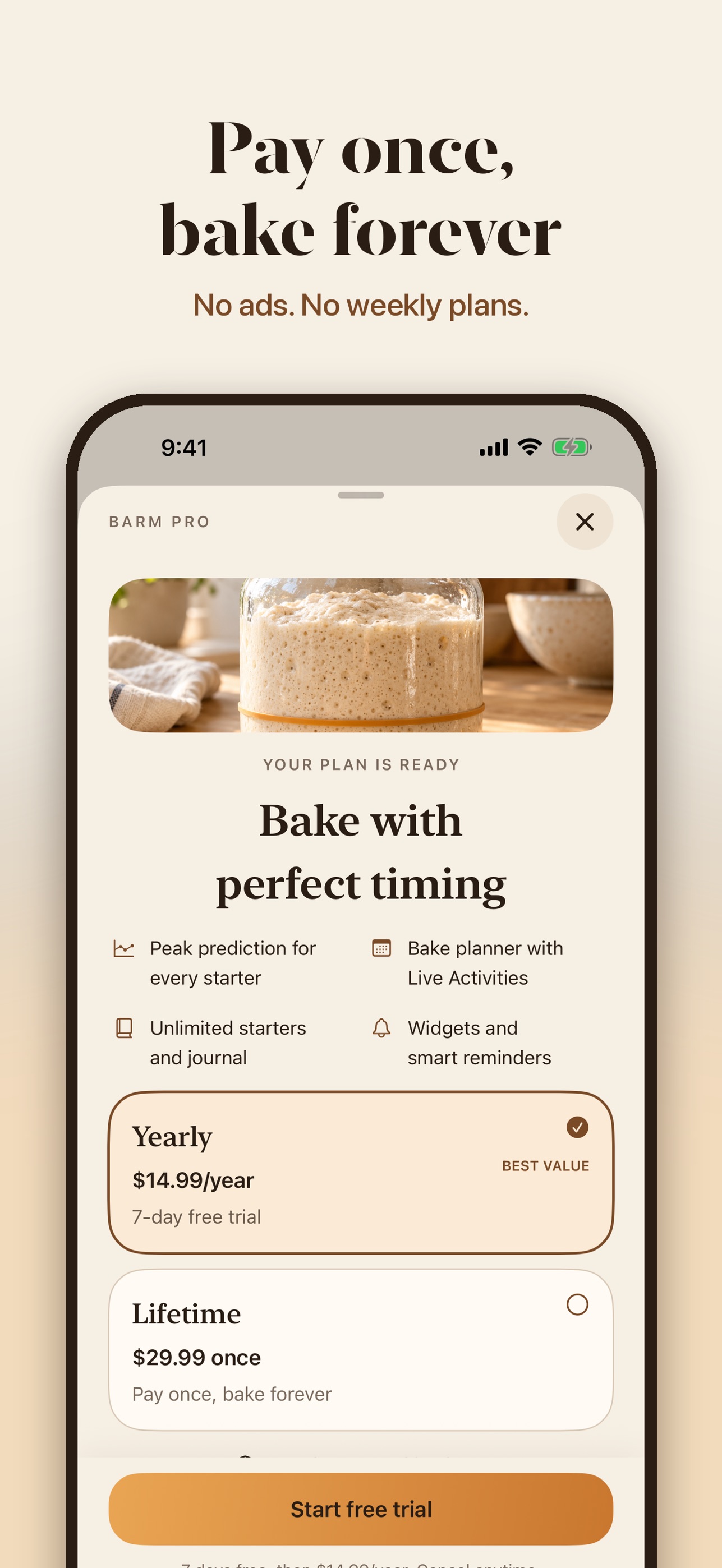 Screenshot 6 of Barm - Sourdough Starter Log