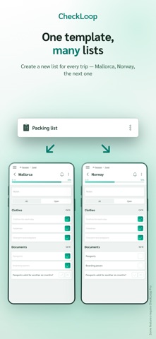 CheckLoop: Reusable Checklists Screenshot 2 of 10