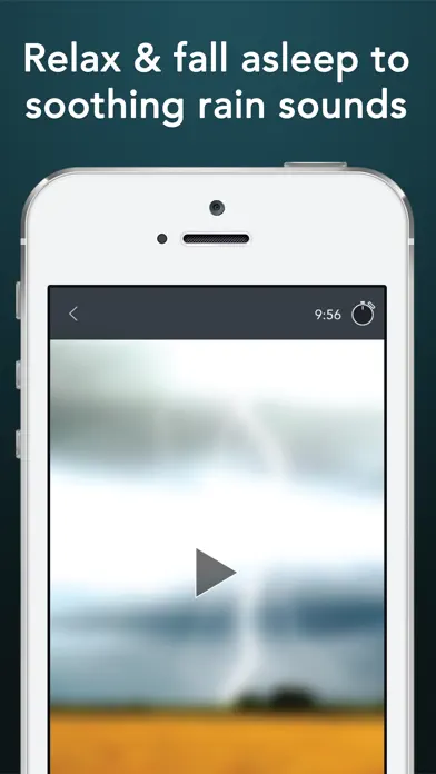Rain Sounds HQ: sleep aid App Store screenshot 2