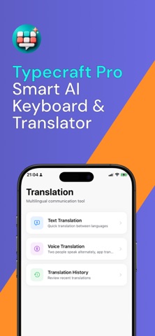 Typecraft AI: Voice & Keyboard Screenshot 1 of 10