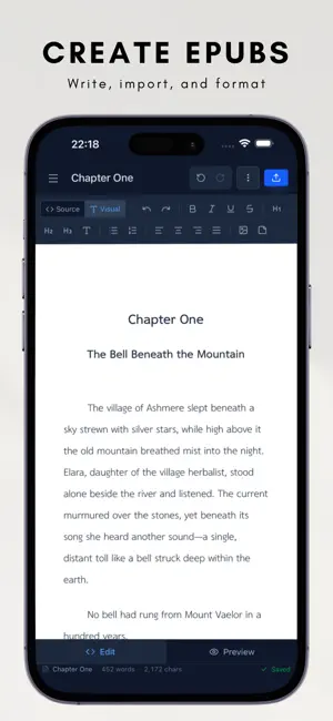 EpubCraft: EPUB Editor & OCR screenshot 1