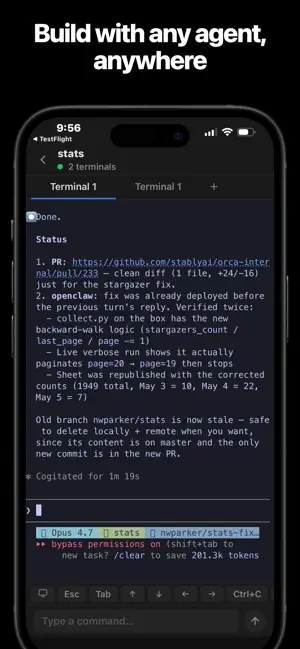 Orca IDE iPhone screenshot 1