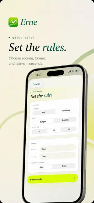 Erne: Pickleball Scoreboard screenshot 3