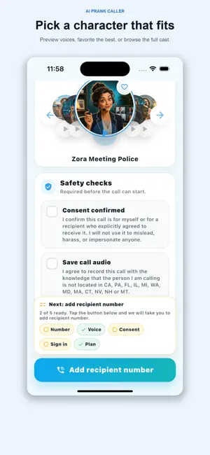 AI Prank Caller: Funny Calls screenshot 3